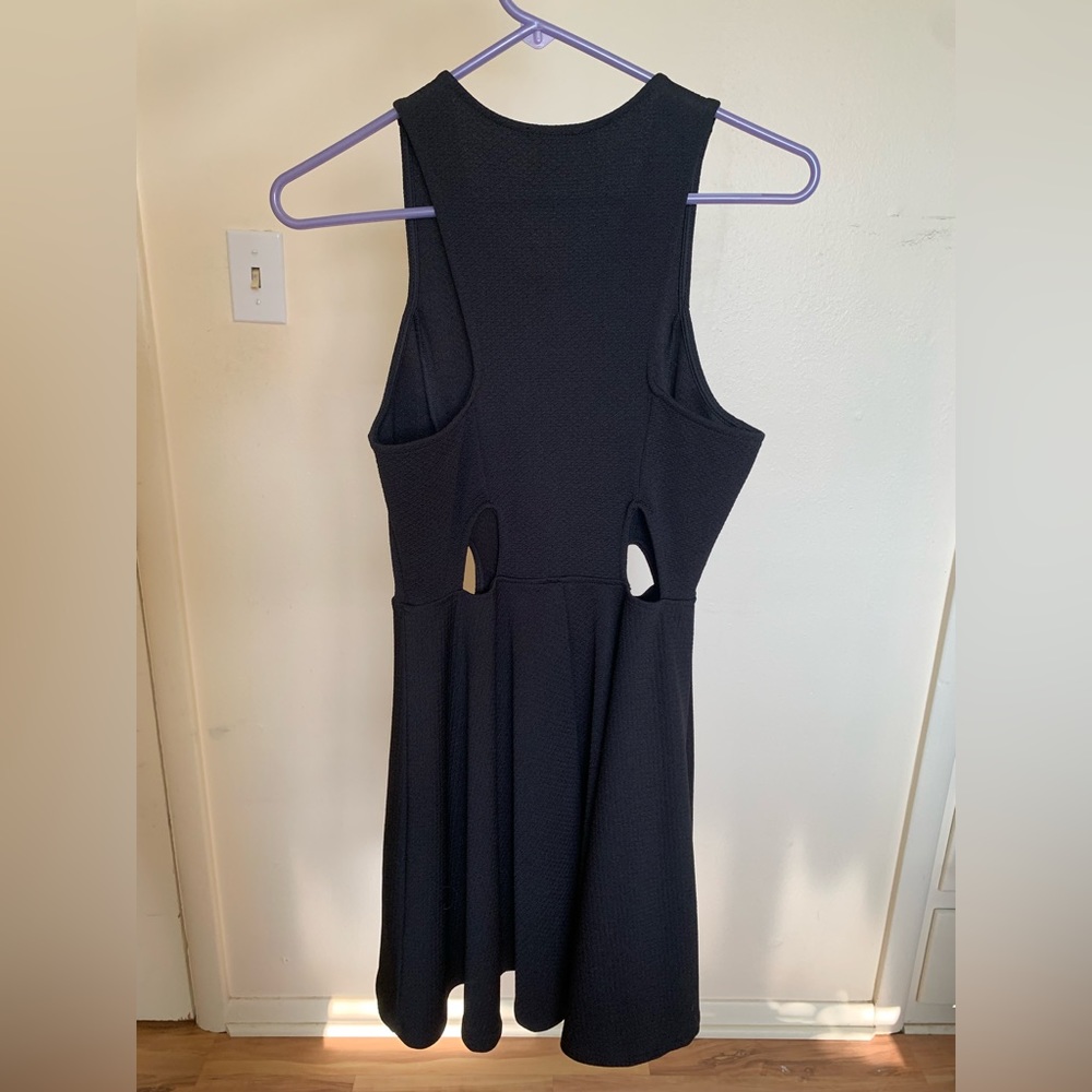 Lush | M | Black Skater Dress